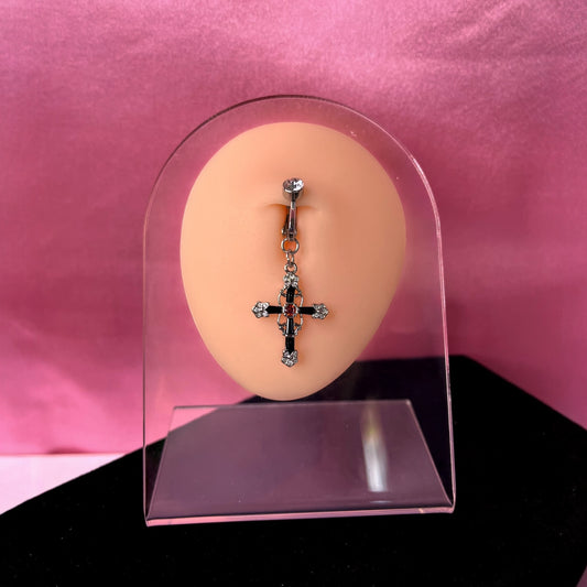 Cross Belly Ring